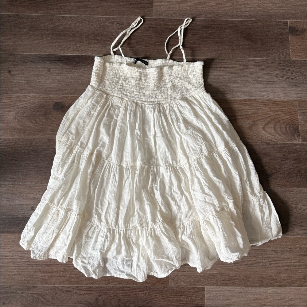 Zara Off-White Dress